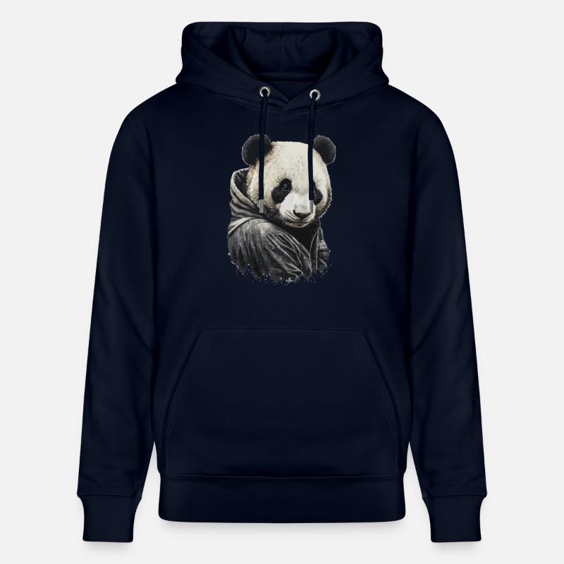 Sweat à capuche Panda - Sweat à capuche bio CRUISER Stanley/Stella Unisexe - marine