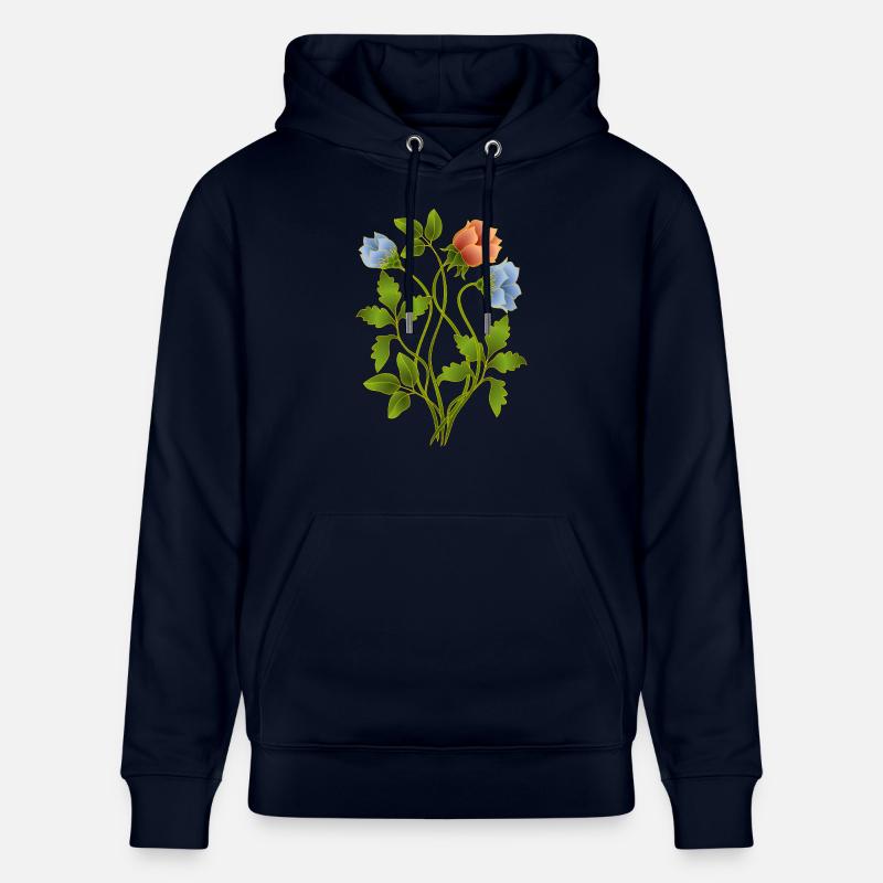 Fleur - Sweat à capuche bio CRUISER Stanley/Stella Unisexe - marine