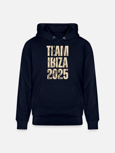 ÉQUIPE IBIZA 2025 - Sweat à capuche bio CRUISER Stanley/Stella Unisexe - marine