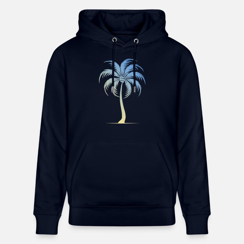 Vacances Palm Tree - Sweat à capuche bio CRUISER Stanley/Stella Unisexe - marine