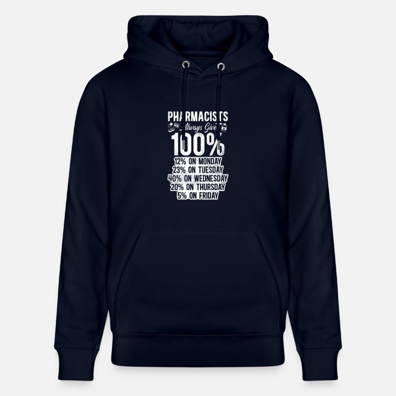 Pharmacy Tech Technician - Stanley/Stella Unisex Bio-Hoodie CRUISER  - Navy