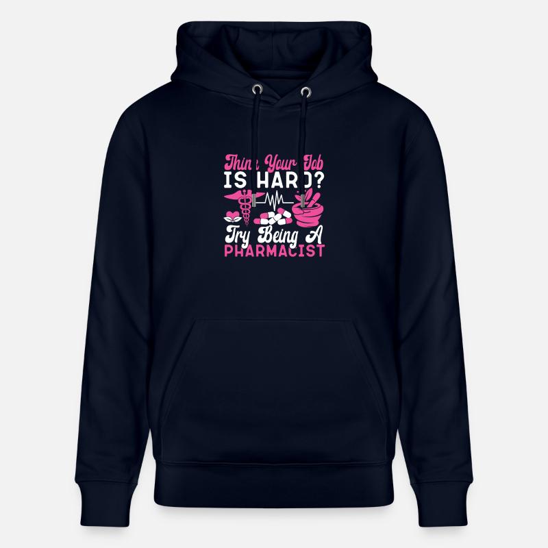 Pharmacy Tech Technician - Stanley/Stella Unisex Bio-Hoodie CRUISER - Navy