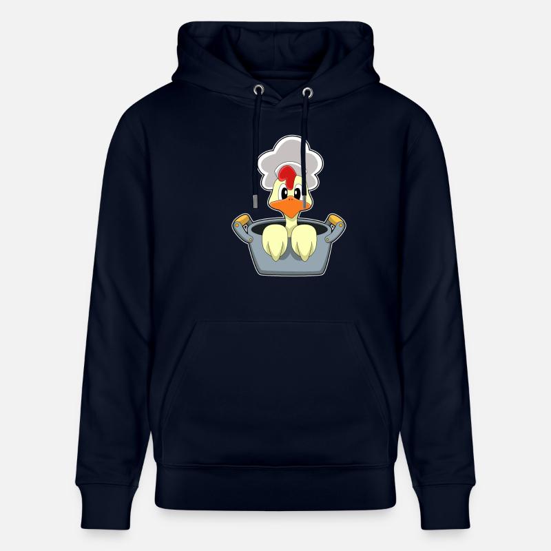 Poulet avec marmite - Sweat à capuche bio CRUISER Stanley/Stella Unisexe - marine