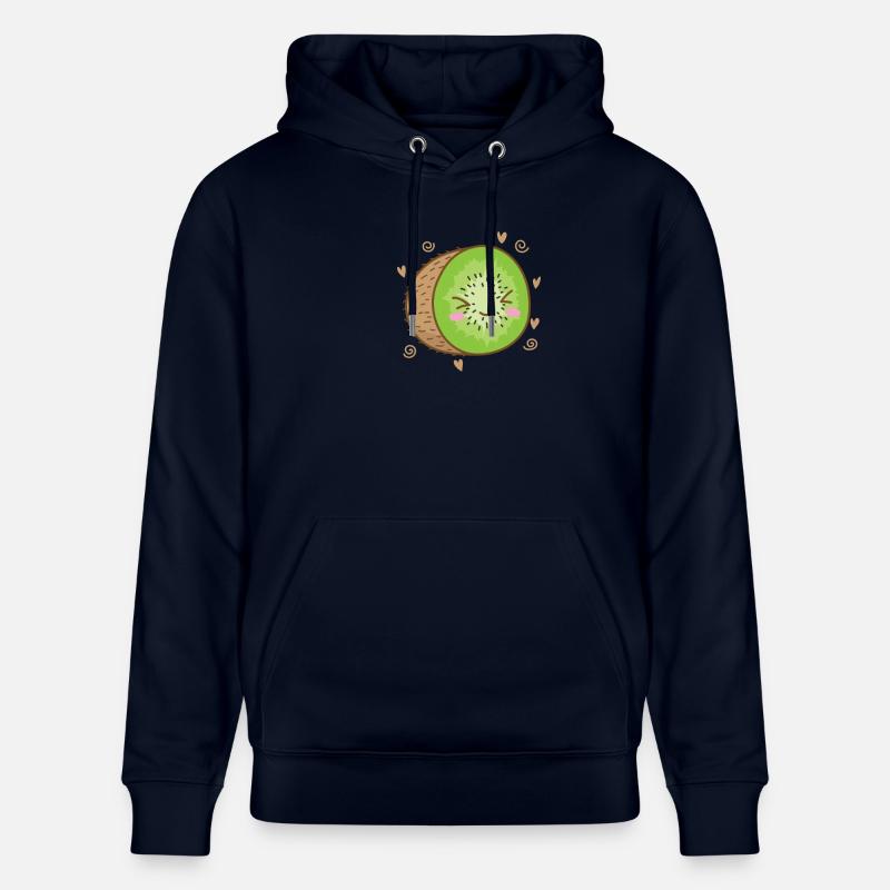 Kiwi tranché fruit fruit animal - Sweat à capuche bio CRUISER Stanley/Stella Unisexe - marine