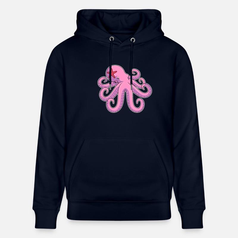 Étoile de mer pieuvre - Sweat à capuche bio CRUISER Stanley/Stella Unisexe - marine