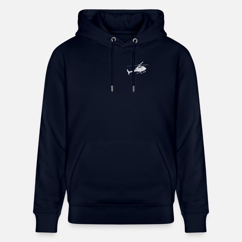 Conception de poche d’hélicoptère - Sweat à capuche bio CRUISER Stanley/Stella Unisexe - marine