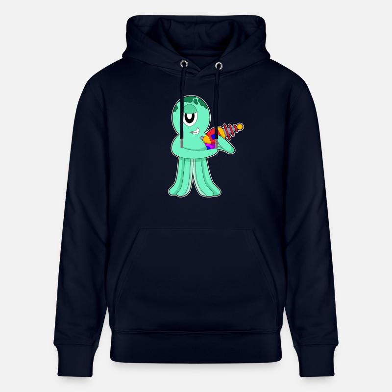 Octopus Alien - Sweat à capuche bio CRUISER Stanley/Stella Unisexe - marine
