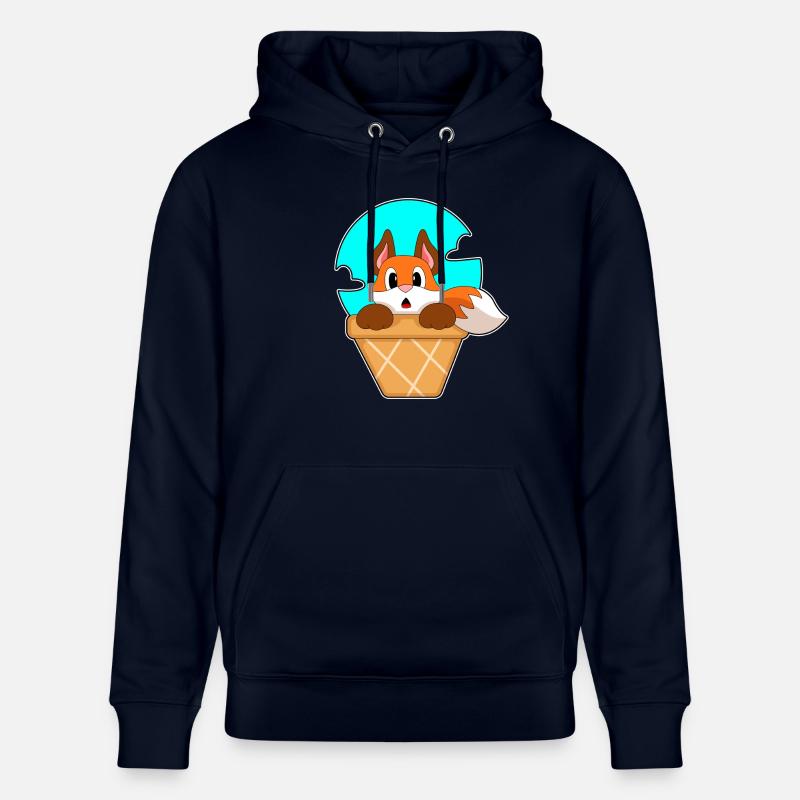Cône de glace Fuchs - Sweat à capuche bio CRUISER Stanley/Stella Unisexe - marine