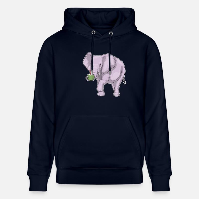 Éléphant Noix de - Sweat à capuche bio CRUISER Stanley/Stella Unisexe - marine