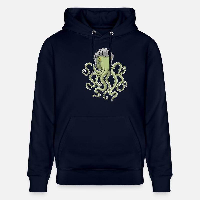 Casque de chevalier pieuvre - Sweat à capuche bio CRUISER Stanley/Stella Unisexe - marine