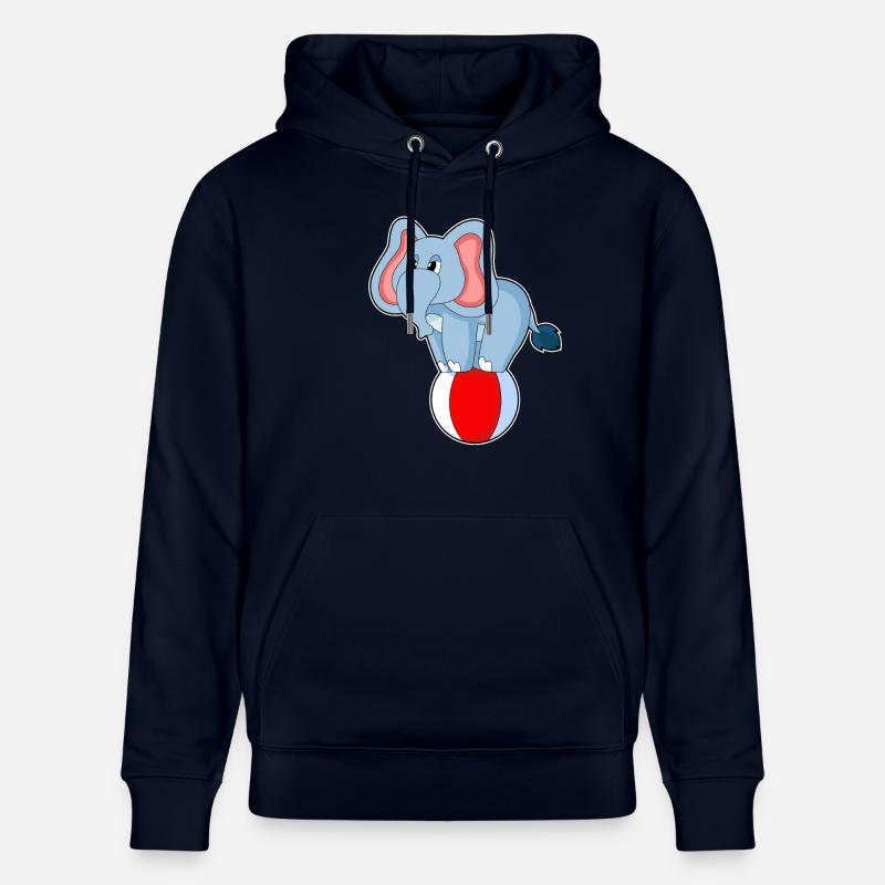 Cirque des éléphants - Sweat à capuche bio CRUISER Stanley/Stella Unisexe - marine