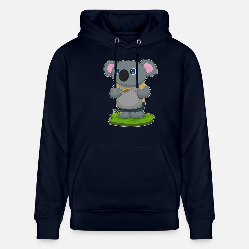 Koala Coiffeur Ciseaux Peigne - Sweat à capuche bio CRUISER Stanley/Stella Unisexe - marine