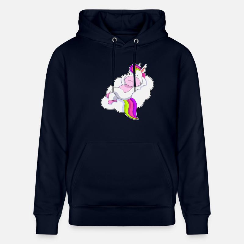 Nuages de licorne - Sweat à capuche bio CRUISER Stanley/Stella Unisexe - marine