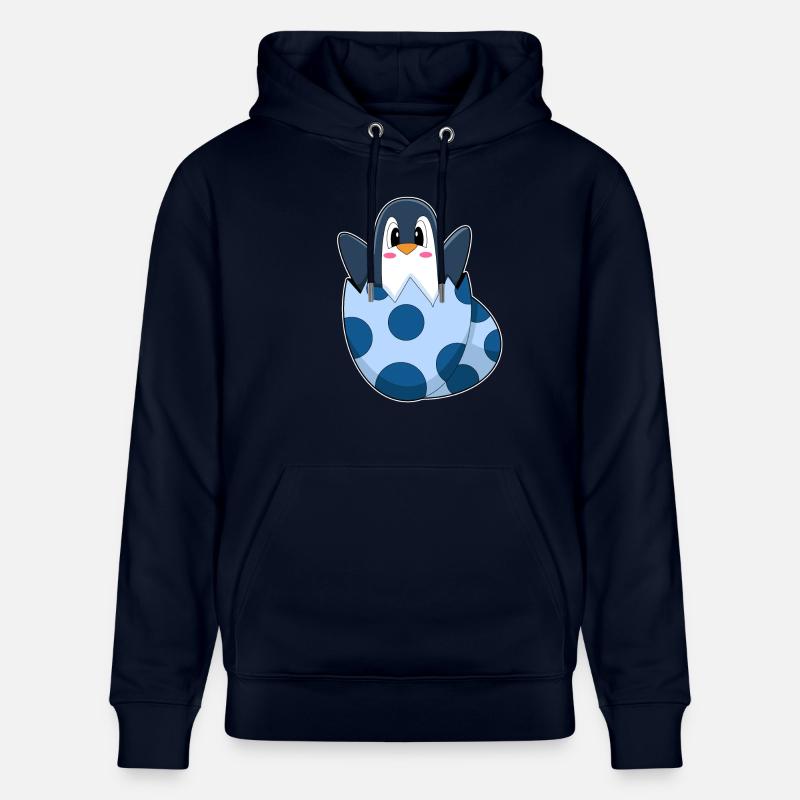 Oeuf de pingouin - Sweat à capuche bio CRUISER Stanley/Stella Unisexe - marine