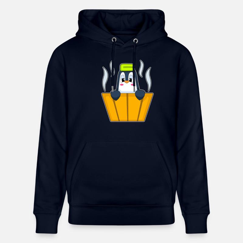 Baignoire pingouin - Sweat à capuche bio CRUISER Stanley/Stella Unisexe - marine