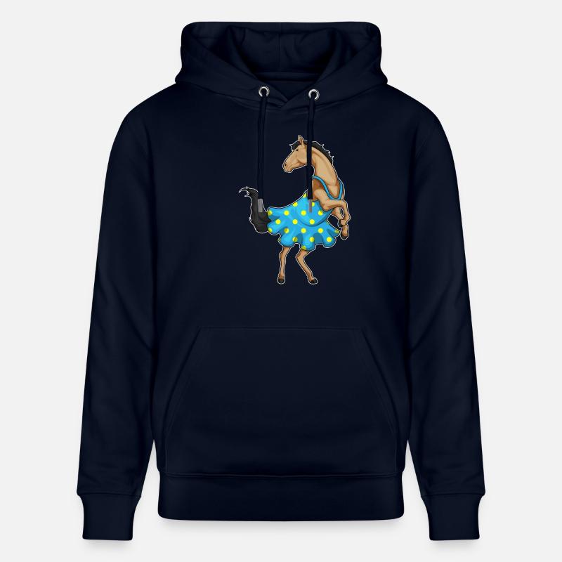 Robe cheval à pois - Sweat à capuche bio CRUISER Stanley/Stella Unisexe - marine