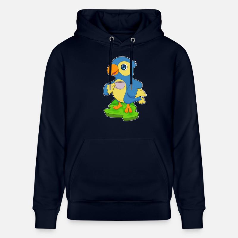 Tasse de café perroquet - Sweat à capuche bio CRUISER Stanley/Stella Unisexe - marine