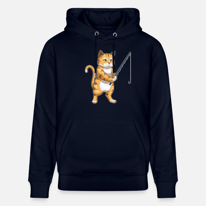 Cat Angler Pêche Pêche - Sweat à capuche bio CRUISER Stanley/Stella Unisexe - marine