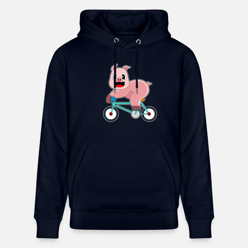 Vélo de cochon - Sweat à capuche bio CRUISER Stanley/Stella Unisexe - marine