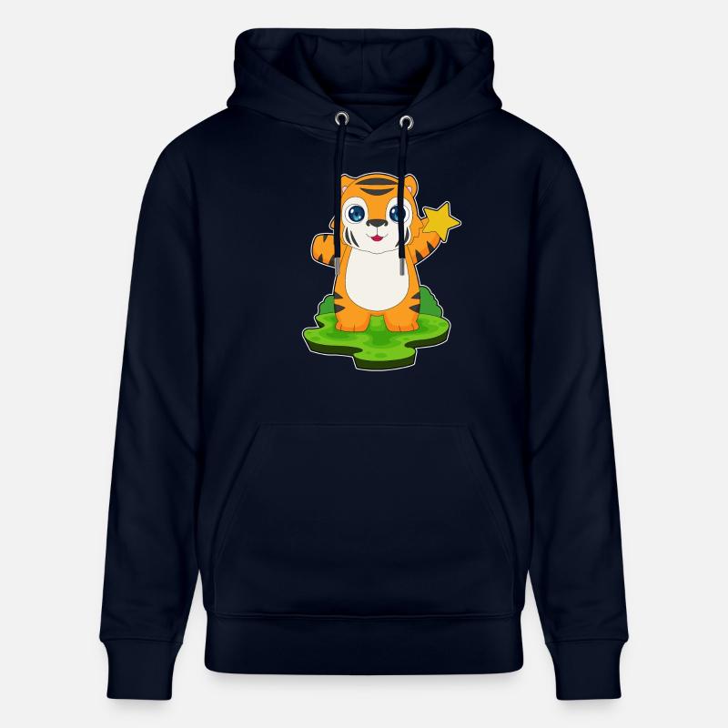Étoile du Tigre - Sweat à capuche bio CRUISER Stanley/Stella Unisexe - marine