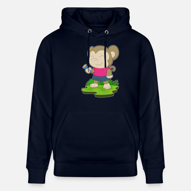 Lampe de poche Singe - Sweat à capuche bio CRUISER Stanley/Stella Unisexe - marine