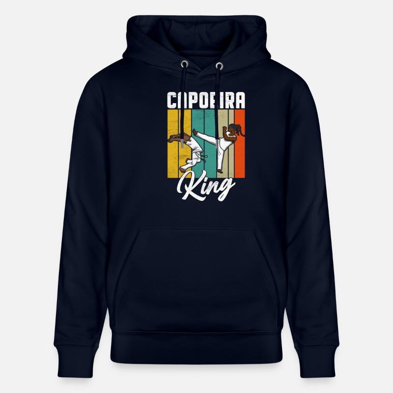 Capoeira Roi - Sweat à capuche bio CRUISER Stanley/Stella Unisexe - marine
