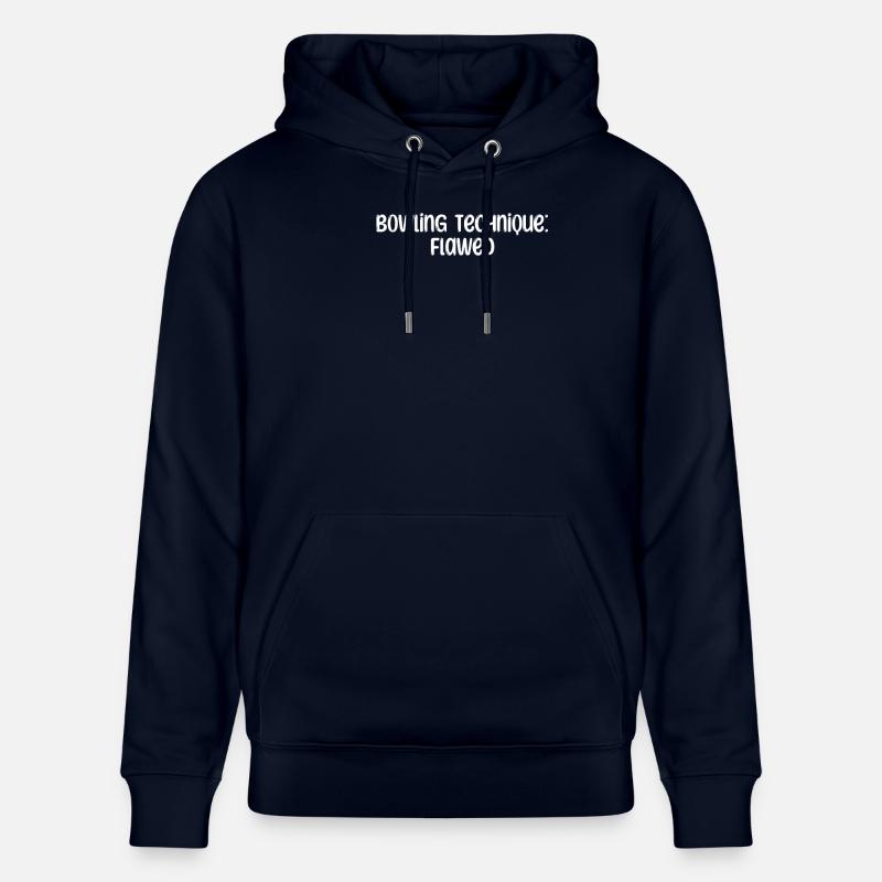 Bowling - Bowling Technique: Flawed - Stanley/Stella Unisex Bio-Hoodie CRUISER  - Navy