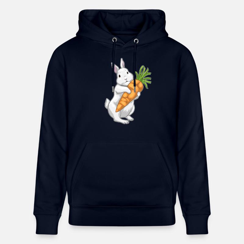 Lapin Carotte - Sweat à capuche bio CRUISER Stanley/Stella Unisexe - marine