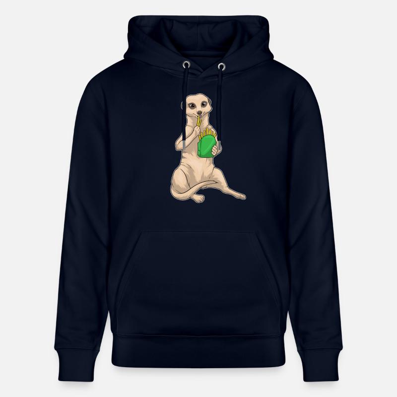 Frites Français suricate - Sweat à capuche bio CRUISER Stanley/Stella Unisexe - marine
