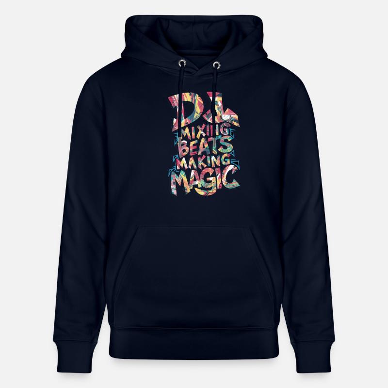 DJ mixage Beats Making Magic - Sweat à capuche bio CRUISER Stanley/Stella Unisexe - marine