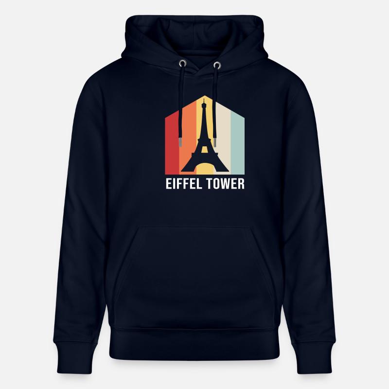 Frankreich Eiffelturm - Stanley/Stella Unisex Bio-Hoodie CRUISER  - Navy
