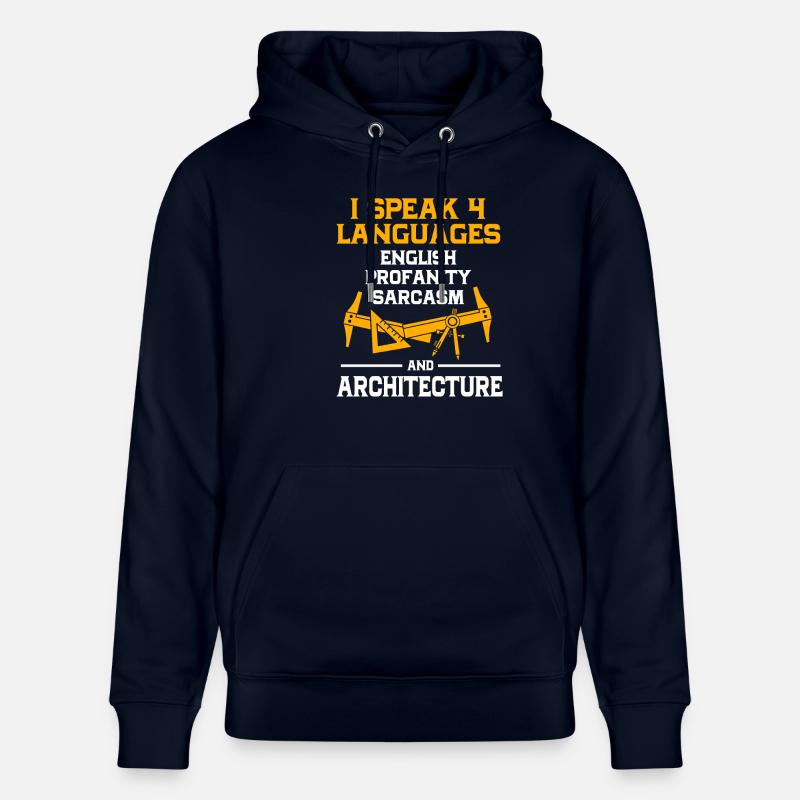 Architecte Architecture - Sweat à capuche bio CRUISER Stanley/Stella Unisexe - marine