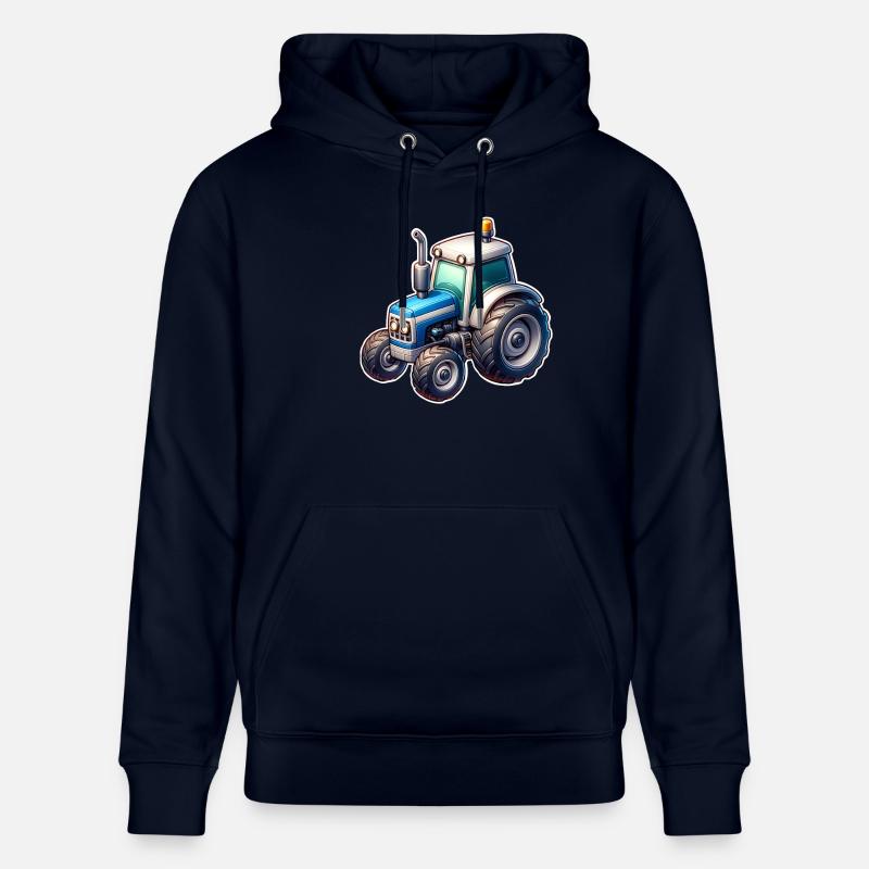 Tracteur - Sweat à capuche bio CRUISER Stanley/Stella Unisexe - marine