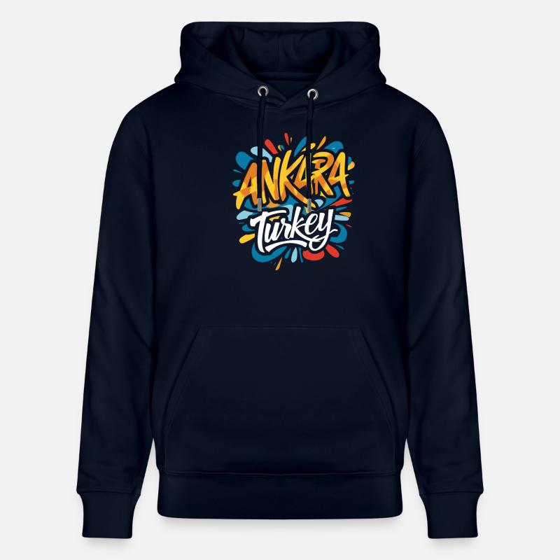 Souvenir Ankara Turquie - Sweat à capuche bio CRUISER Stanley/Stella Unisexe - marine