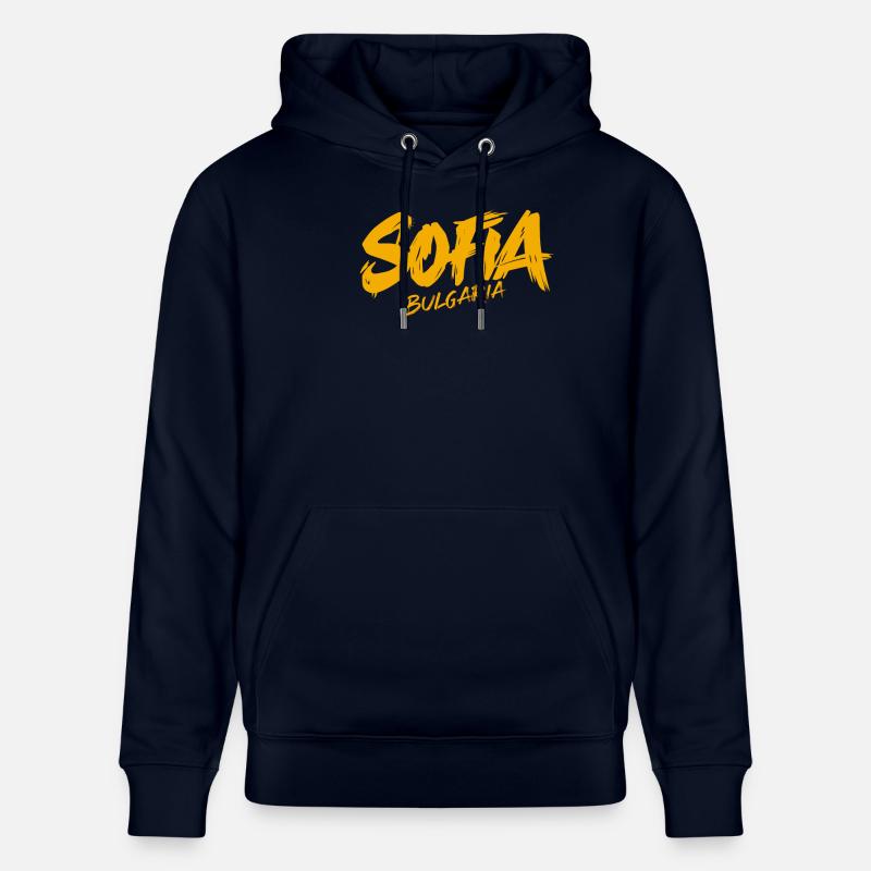 Sofia Bulgarien Souvenir - Stanley/Stella Unisex Bio-Hoodie CRUISER  - Navy