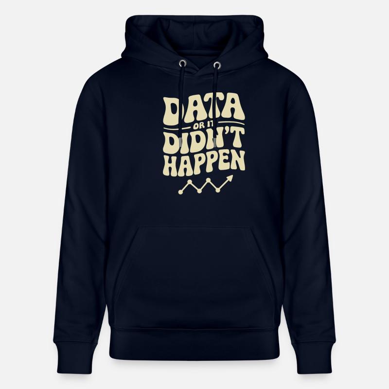 Daten Analyst Daten Wissenschaftler Daten - Stanley/Stella Unisex Bio-Hoodie CRUISER  - Navy