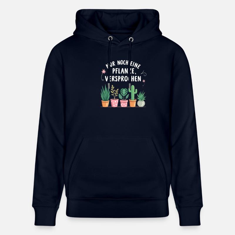 nur noch eine Pflanze, versprochen - Stanley/Stella Unisex Bio-Hoodie CRUISER - Navy