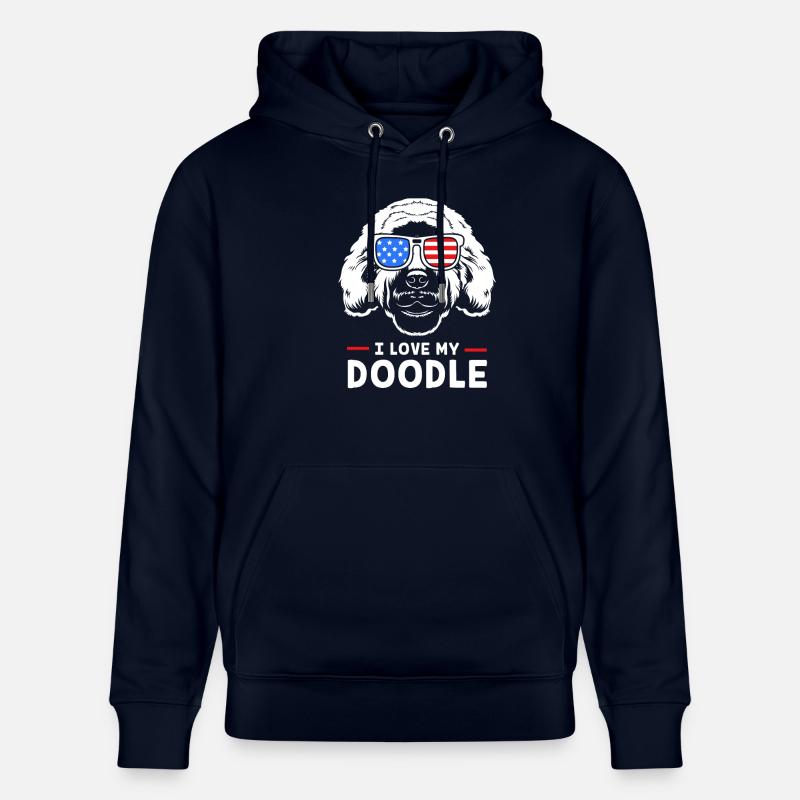 Goldendoodle - Sweat à capuche bio CRUISER Stanley/Stella Unisexe - marine