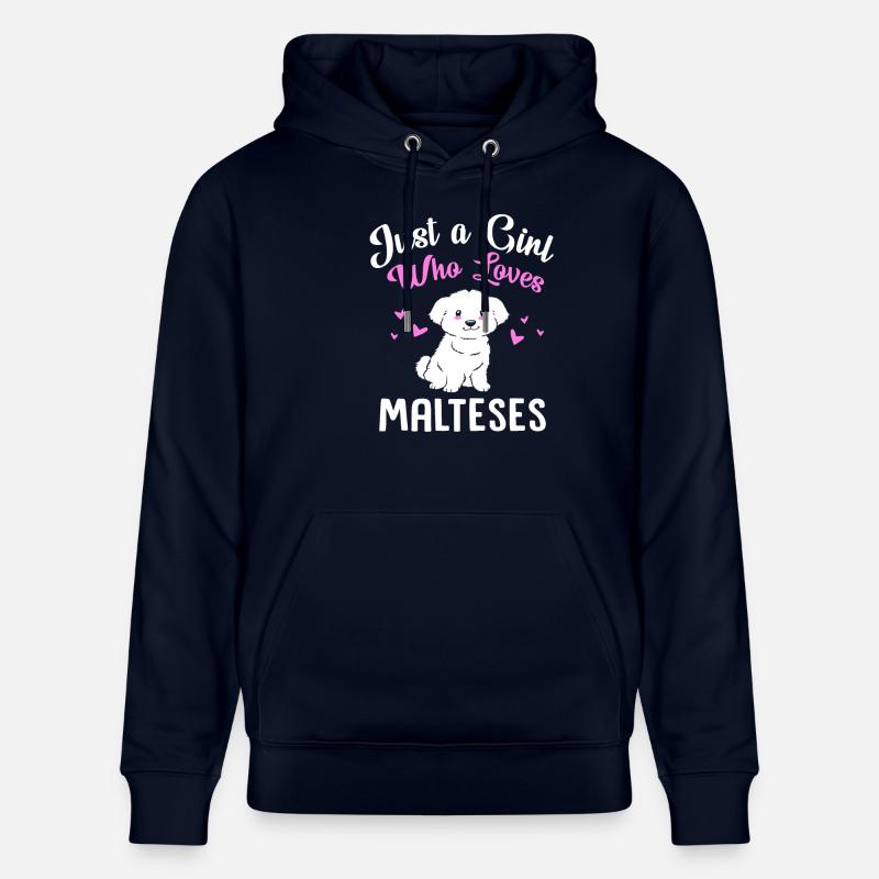 Chien maltais - Sweat à capuche bio CRUISER Stanley/Stella Unisexe - marine