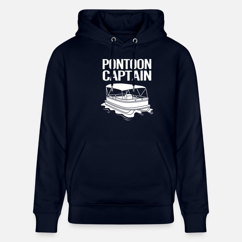 Pontonboot Boot Boote - Stanley/Stella Unisex Bio-Hoodie CRUISER  - Navy