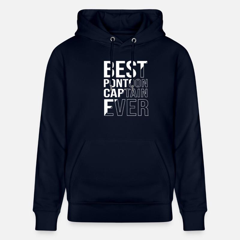 Pontonboot Boot Boote - Stanley/Stella Unisex Bio-Hoodie CRUISER  - Navy