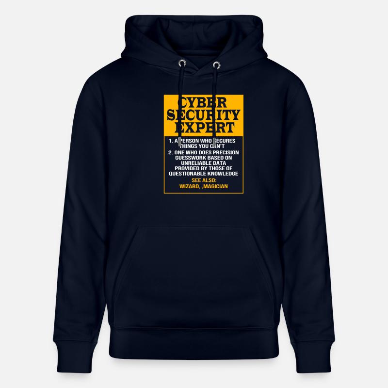 Cybersecurity Cyber Programmierer Hacker - Stanley/Stella Unisex Bio-Hoodie CRUISER  - Navy