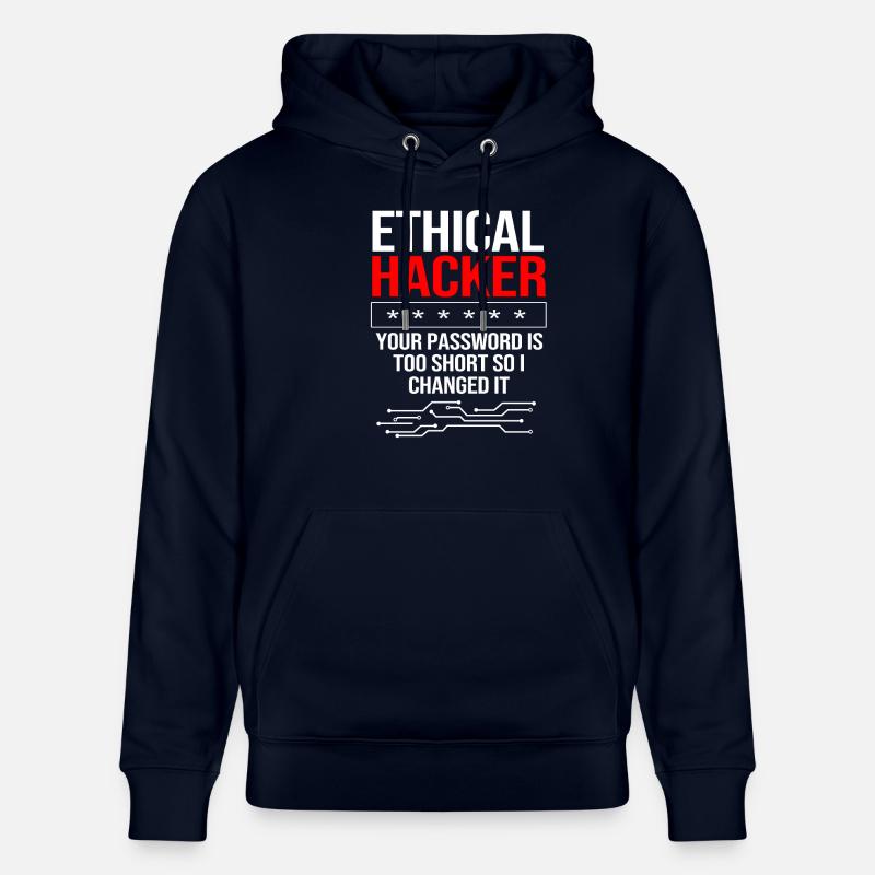 Cybersecurity Cyber Programmierer Hacker - Stanley/Stella Unisex Bio-Hoodie CRUISER  - Navy
