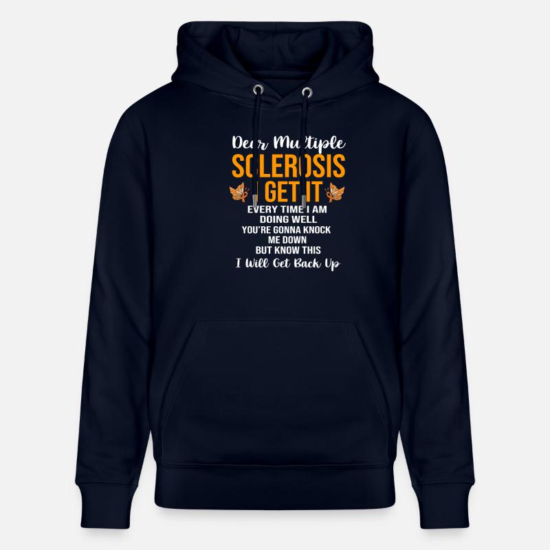 Multiple Sklerose MS - Stanley/Stella Unisex Bio-Hoodie CRUISER - Navy