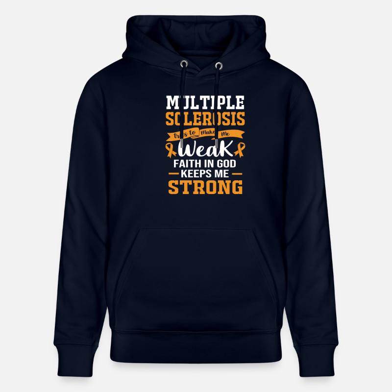 Multiple Sklerose MS - Stanley/Stella Unisex Bio-Hoodie CRUISER  - Navy