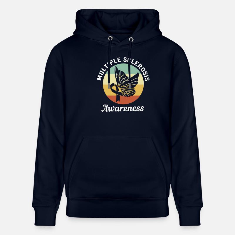 Multiple Sklerose MS - Stanley/Stella Unisex Bio-Hoodie CRUISER  - Navy