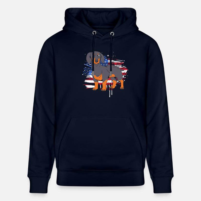 Teckel - Sweat à capuche bio CRUISER Stanley/Stella Unisexe - marine