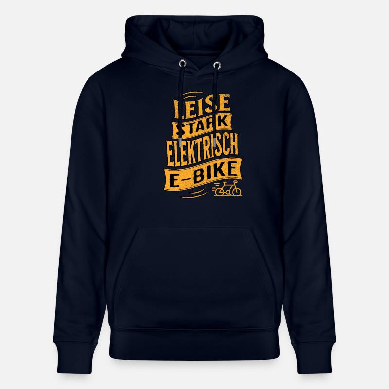 E-Bike E-Biker - Stanley/Stella Unisex Bio-Hoodie CRUISER - Navy