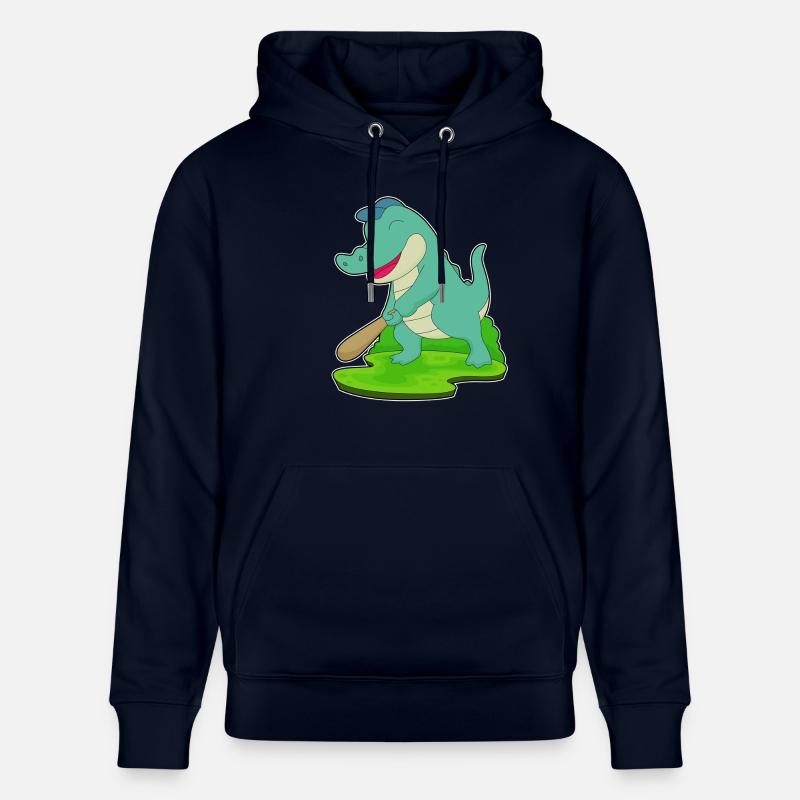 Bâton de baseball Crocodile - Sweat à capuche bio CRUISER Stanley/Stella Unisexe - marine
