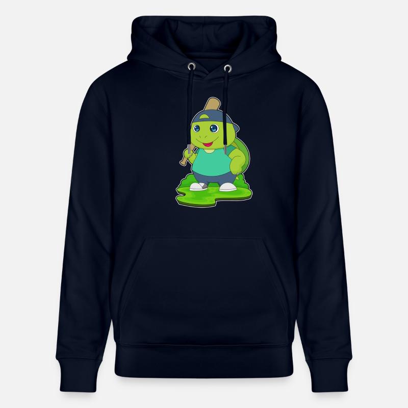 Batte de baseball Turtle - Sweat à capuche bio CRUISER Stanley/Stella Unisexe - marine